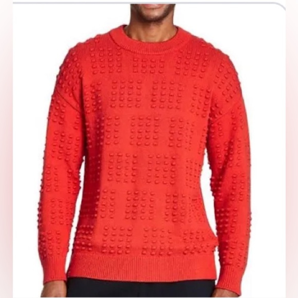 LEGO Target Sweater Exclusive Red Swiss Dot Knit Pullover Unisex Men's XXL